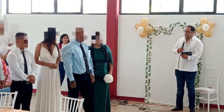 PPLs de CEDES Matamoros contraen nupcias en Campaña de Matrimonios Colectivos