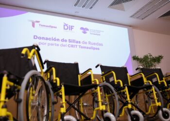Recibe DIF Tamaulipas sillas de ruedas donadas por Fundación Teletón