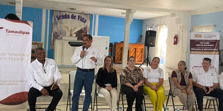 Alfabetizarán a migrantes mayores de 15 años en los albergues de Tamaulipas