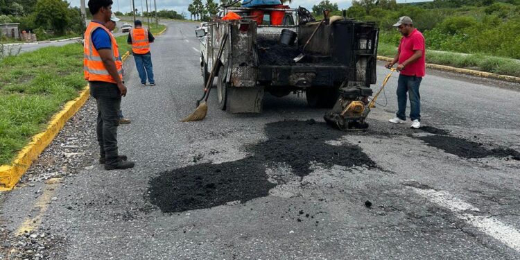 Mantiene SOP trabajos preventivos de bacheo