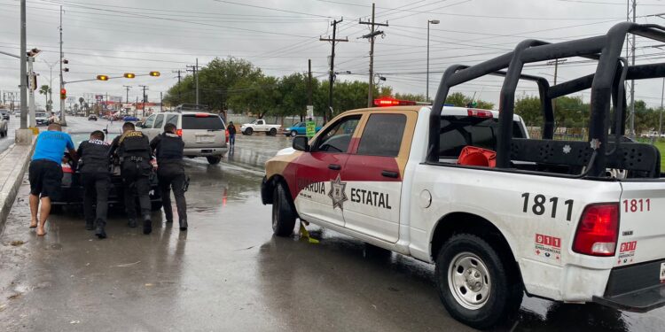 Activa Guardia Estatal Plan Tamaulipas en Matamoros por huracán Francine