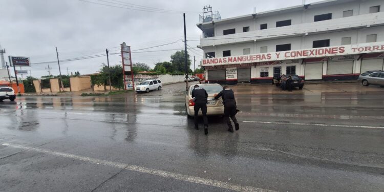 Activa Guardia Estatal Plan Tamaulipas en Matamoros por huracán Francine