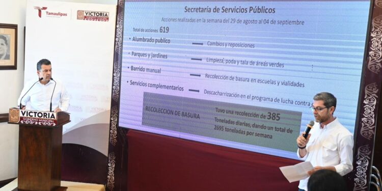 Informa Eduardo Gattás de acciones, servicios y atención de reportes ciudadanos