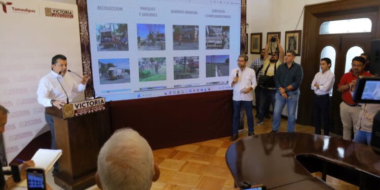 Informa Eduardo Gattás de acciones, servicios y atención de reportes ciudadanos