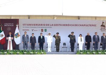 Preside Américo 177 aniversario de la gesta heroica de los Niños Héroes