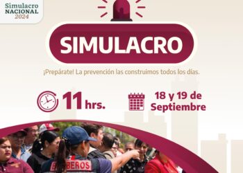 Participará Gobierno de Victoria en  simulacro nacional el 19 de septiembre