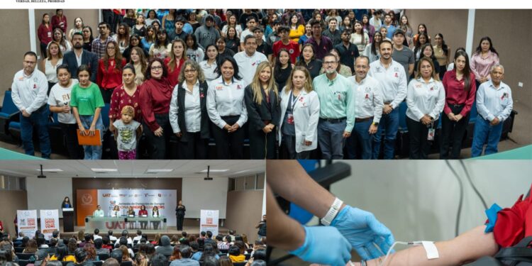 La UAT y sector salud promueven la donación de sangre en apoyo a niños con cáncer