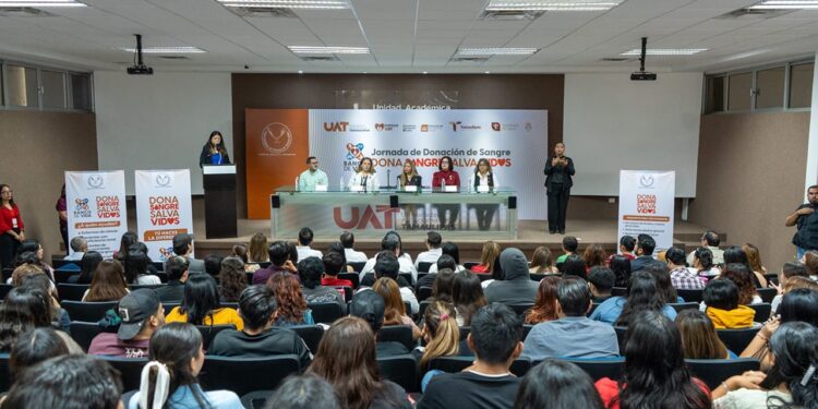 La UAT y sector salud promueven la donación de sangre en apoyo a niños con cáncer