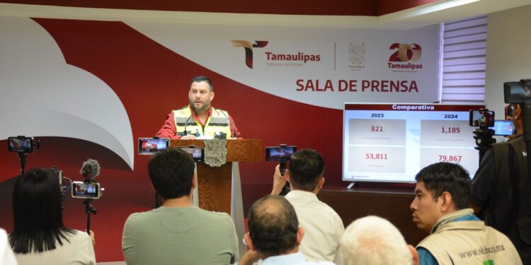 Se suma Tamaulipas al Simulacro Nacional de Protección Civil 2024