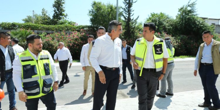 Participa Américo Villarreal en simulacro durante el Día Nacional de Protección Civil