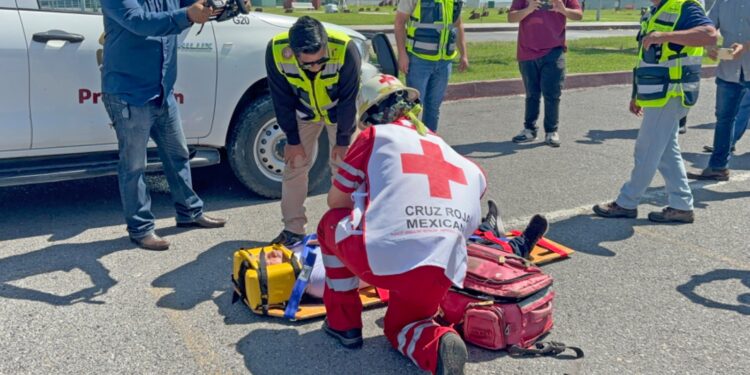 Evacuan 2173 personas en Simulacro Nacional 2024 de Torre Bicentenario