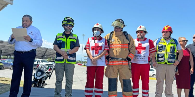 Evacuan 2173 personas en Simulacro Nacional 2024 de Torre Bicentenario