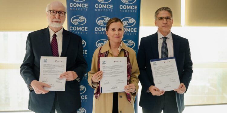 Secretaría de Economía y COMCE Noreste firman Convenio de colaboración