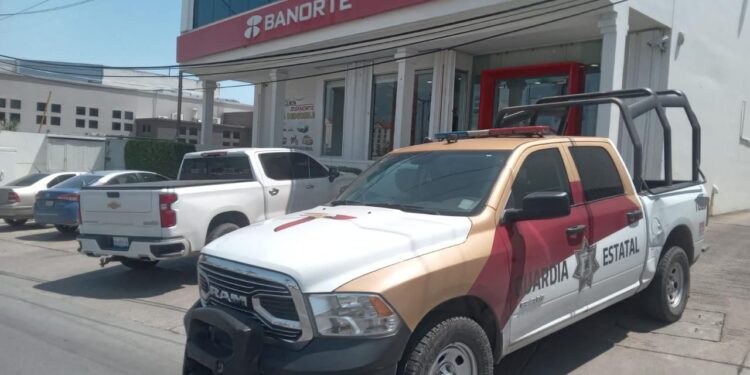 Bancos y cajeros con vigilancia permanente de la Guardia Estatal