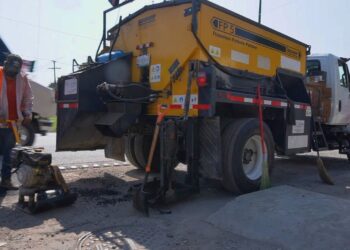 Restaura Municipio 270 m2  más de bacheo en la ciudad