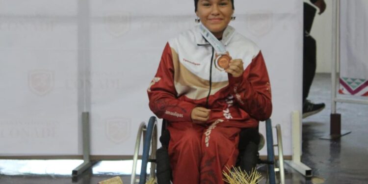 Suman medallas atletas tamaulipecos en Paranacionales CONADE 2024