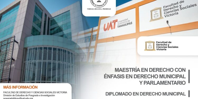 Impartirá la UAT maestría y diplomados en derecho municipal y parlamentario