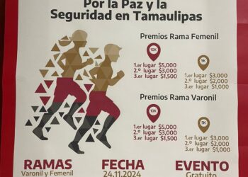 Invita SSPT a Segunda Carrera por la Paz y la Seguridad en Tamaulipas