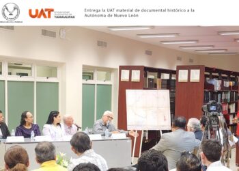 Entrega la UAT documento histórico a la Autónoma de Nuevo León