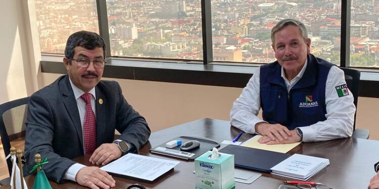 Rector de la UAT sostiene acuerdos con la Agencia Nacional de Aduanas de México