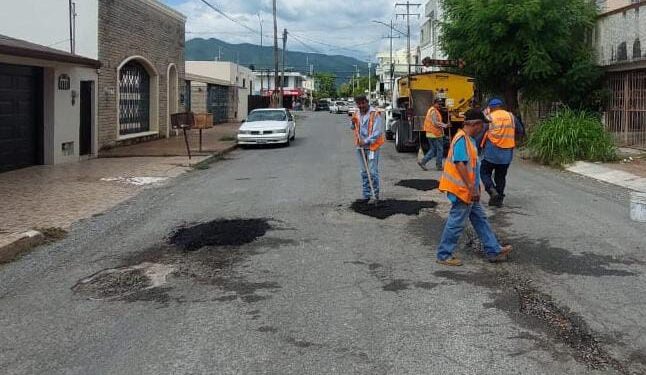 Llega programa de bacheo a seis colonias más de Victoria