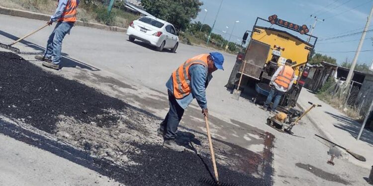 Llega programa de bacheo a seis colonias más de Victoria