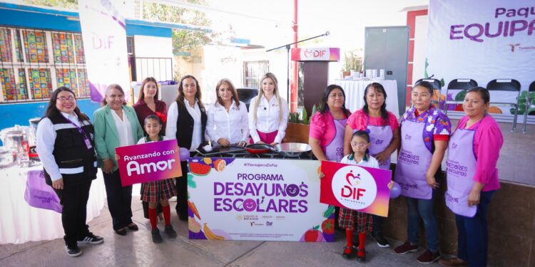 Equipa DIF Tamaulipas a desayunadores escolares y comedores comunitarios del estado