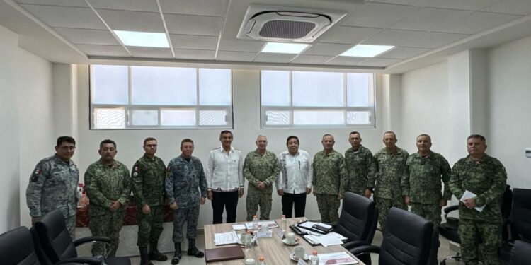 Supervisan titular de la Sedena y gobernador avance de la Agencia Nacional de Aduanas en Nuevo Laredo