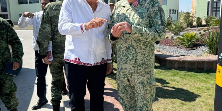 Supervisan titular de la Sedena y gobernador avance de la Agencia Nacional de Aduanas en Nuevo Laredo