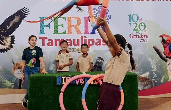 Promueven en alumnos de primaria respeto a la vida silvestre en Feria Tamaulipas 2024