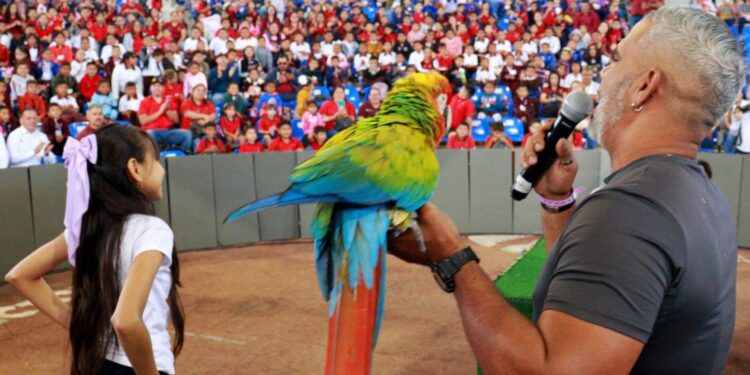 Promueven en alumnos de primaria respeto a la vida silvestre en Feria Tamaulipas 2024