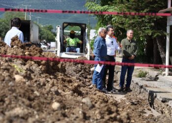 Supervisa Lalo Gattás obra hidráulica en la M. Alemán