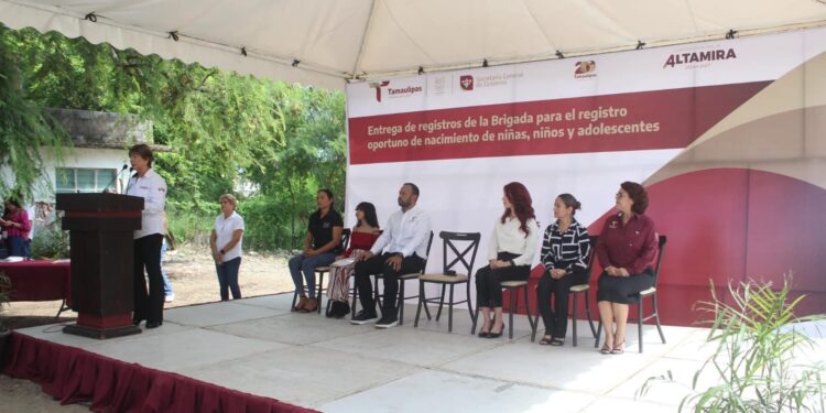 Realizan Brigada para el Registro Oportuno de Nacimiento en Altamira