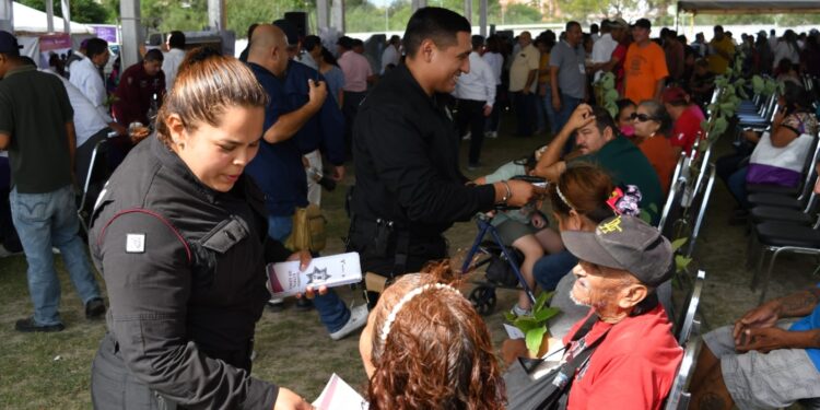 Participa SSPT en brigada “Transformando Familias” en Miguel Alemán
