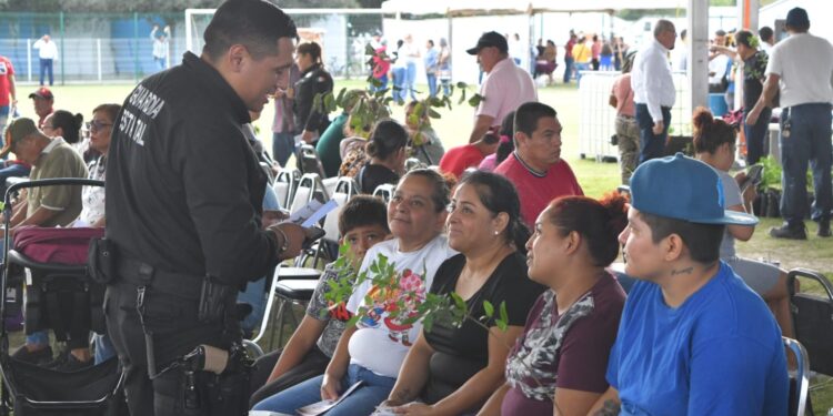 Participa SSPT en brigada “Transformando Familias” en Miguel Alemán