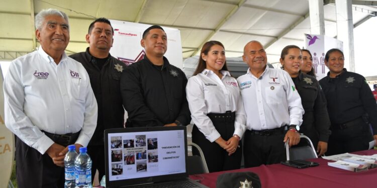 Participa SSPT en brigada “Transformando Familias” en Miguel Alemán