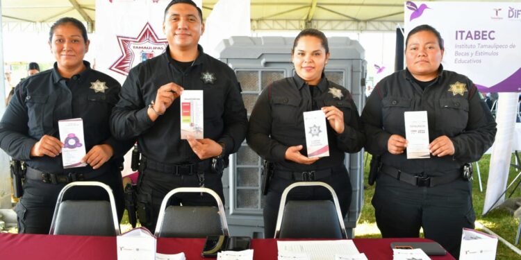 Participa SSPT en brigada “Transformando Familias” en Miguel Alemán