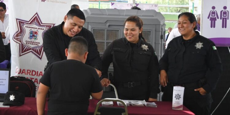 Participa SSPT en brigada “Transformando Familias” en Miguel Alemán