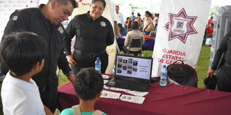 Participa SSPT en brigada “Transformando Familias” en Miguel Alemán