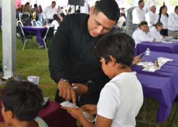 Participa SSPT en brigada “Transformando Familias” en Miguel Alemán