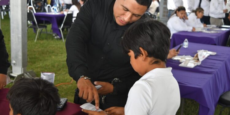Participa SSPT en brigada “Transformando Familias” en Miguel Alemán