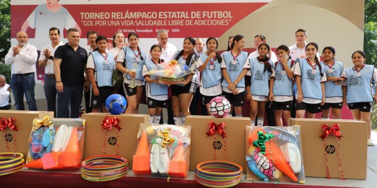 Meten gol por una vida saludable libre de adicciones