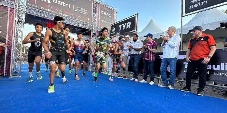 Puebla y Ciudad de México lograron la victoria en el triatlón de Tamaulipas