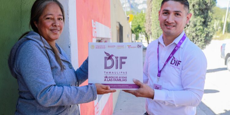 Entrega DIF Tamaulipas más de 67 mil dotaciones alimentarias en todo el estado