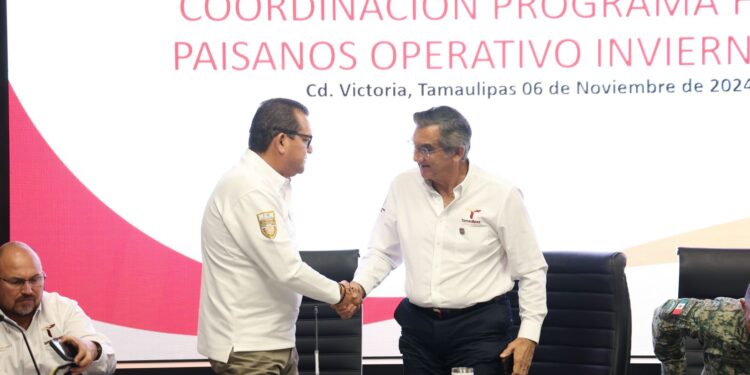 Prepara Tamaulipas programa Héroes Paisanos, Operativo Invierno 2024