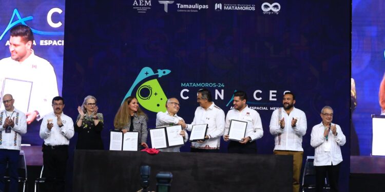 Inaugura gobernador Américo Villarreal Congreso Nacional de Actividades Espaciales 2024