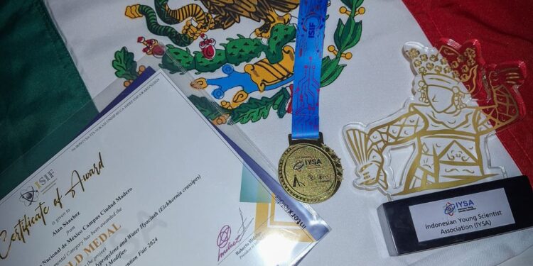 Gana tamaulipeco medalla de oro en Feria Internacional de Ciencia e Invención