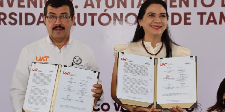 La UAT y el Ayuntamiento de Tampico suman esfuerzos para el bienestar social