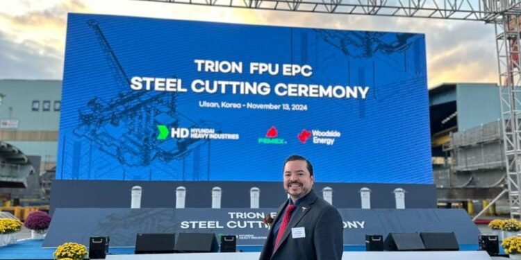 Arranca en Corea construcción de plataforma marítima de producción destinada a Tamaulipas