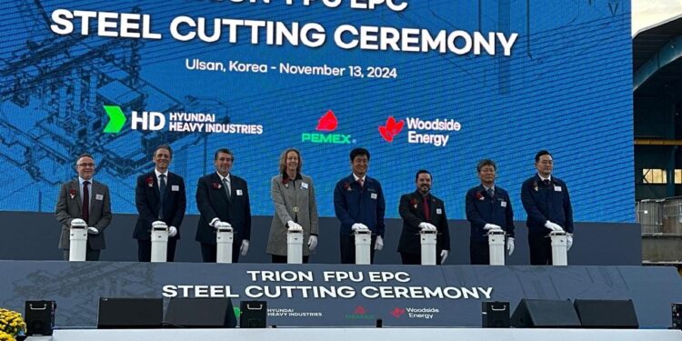 Arranca en Corea construcción de plataforma marítima de producción destinada a Tamaulipas